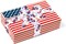 2 Rolls Patriotic Wired Edge Ribbon Set – 2.5" x 10 Yards Total, 4th of July Stars & Floral Burlap Ribbon for Gift Wrapping, Wreaths & DIY Decorations